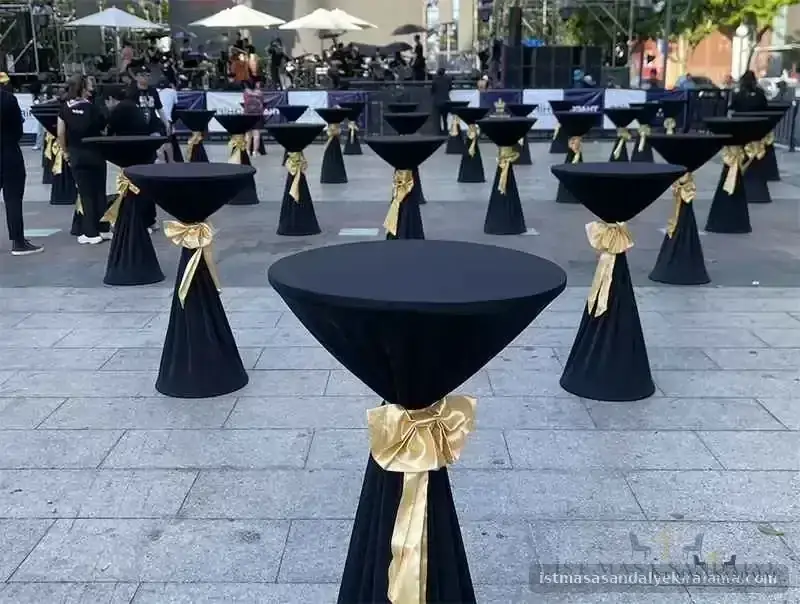 Bistro Masası Kiralama İstanbul kokteyl kurulum görseli