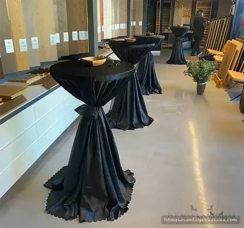 Bistro Masası Kiralama İstanbul kokteyl kurulum görseli