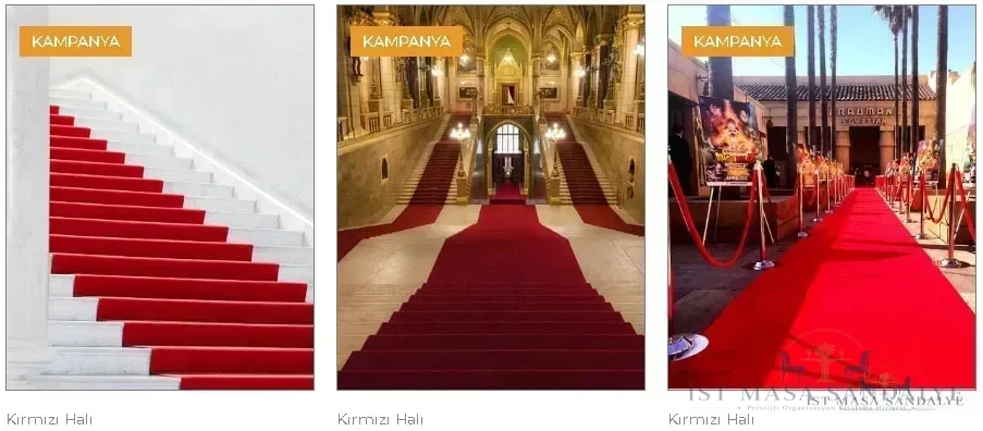 Kırmızı Halı Kiralama