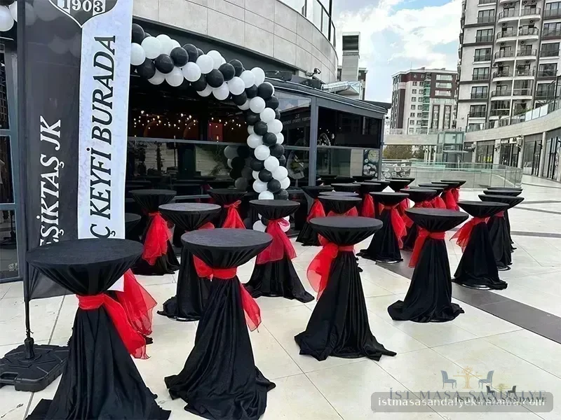 Kokteyl Organizasyonu İstanbul kokteyl kurulum görseli