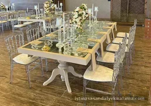 Lake Ayna Davet Masası Kiralama Lake Ayna Davet Masası Kiralama İstanbul gerçek kurulum görseli